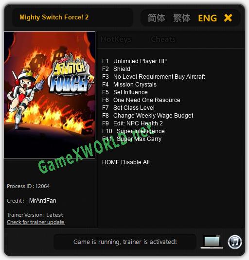 Mighty Switch Force! 2: Читы, Трейнер +11 [MrAntiFan]