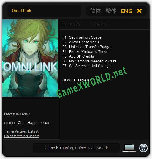Omni Link: Читы, Трейнер +7 [CheatHappens.com]