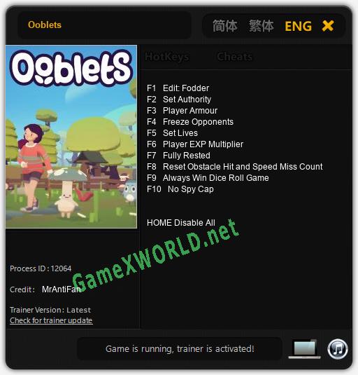 Ooblets: Читы, Трейнер +10 [MrAntiFan]