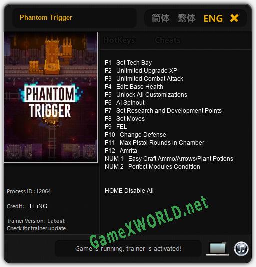 Phantom Trigger: Читы, Трейнер +14 [FLiNG]