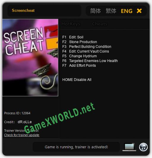 Screencheat: Читы, Трейнер +7 [dR.oLLe]