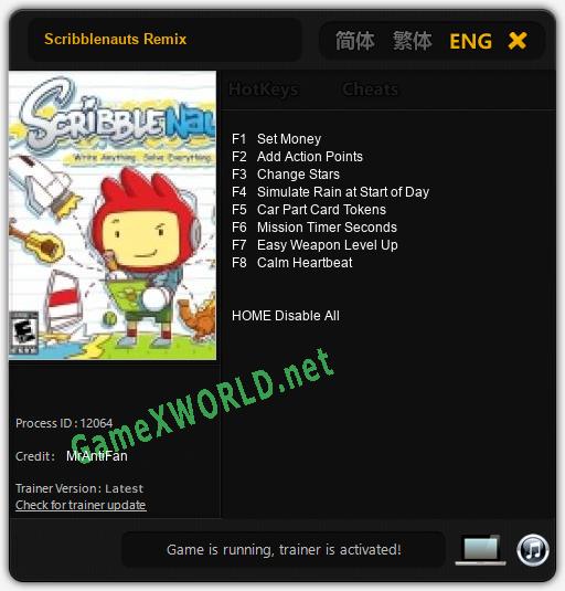 Scribblenauts Remix: Читы, Трейнер +8 [MrAntiFan]