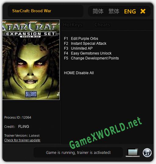 StarCraft: Brood War: Читы, Трейнер +5 [FLiNG]