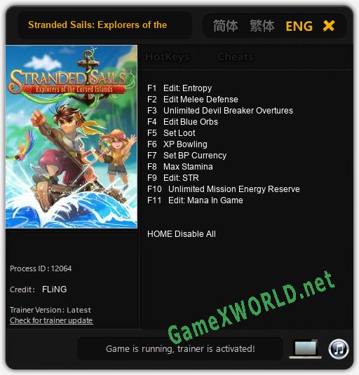 Stranded Sails: Explorers of the Cursed Islands: Читы, Трейнер +11 [FLiNG]