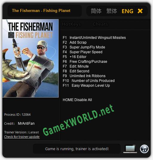 The Fisherman - Fishing Planet: Читы, Трейнер +11 [MrAntiFan]