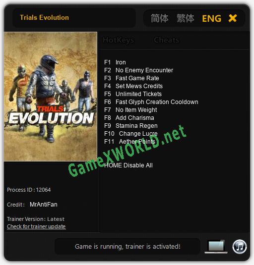 Trials Evolution: Читы, Трейнер +11 [MrAntiFan]